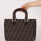 Fendi Small Zucca Top Handle Tote - FashioNica