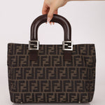 Fendi Small Zucca Top Handle Tote - FashioNica