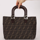 Fendi Small Zucca Top Handle Tote - FashioNica