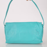 Fendi Tiffany Blue Multi - Buckle Selleria Shoulder Bag - FashioNica