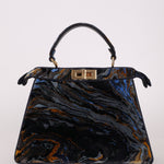 Fendi Velvet Marble ISeeU Medium Peekaboo - FashioNica