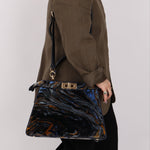 Fendi Velvet Marble ISeeU Medium Peekaboo - FashioNica