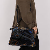 Fendi Velvet Marble ISeeU Medium Peekaboo - FashioNica