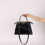 Fendi Velvet Marble ISeeU Medium Peekaboo - FashioNica