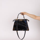 Fendi Velvet Marble ISeeU Medium Peekaboo - FashioNica
