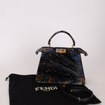 Fendi Velvet Marble ISeeU Medium Peekaboo - FashioNica