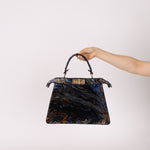 Fendi Velvet Marble ISeeU Medium Peekaboo - FashioNica