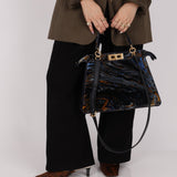 Fendi Velvet Marble ISeeU Medium Peekaboo - FashioNica