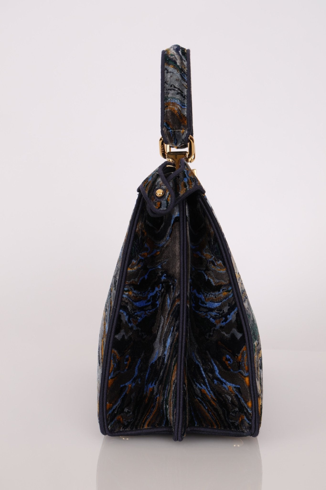 Fendi Velvet Marble ISeeU Medium Peekaboo - FashioNica