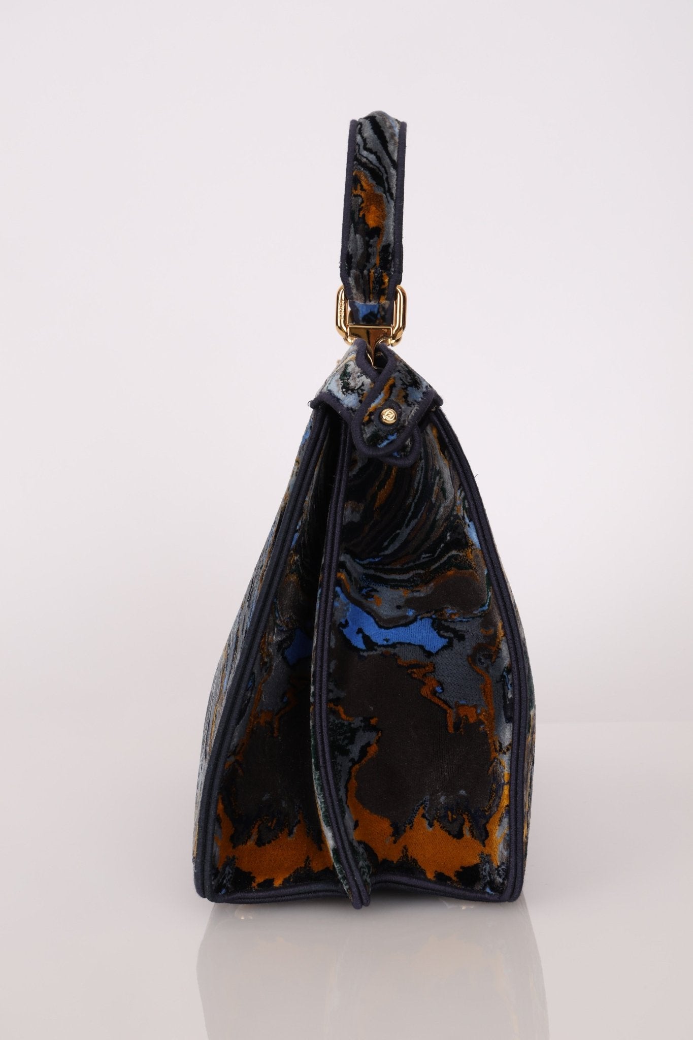 Fendi Velvet Marble ISeeU Medium Peekaboo - FashioNica