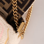 Fendi Wool Knit Shoulder Baguette - FashioNica