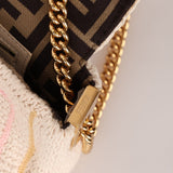 Fendi Wool Knit Shoulder Baguette - FashioNica