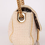 Fendi Wool Knit Shoulder Baguette - FashioNica