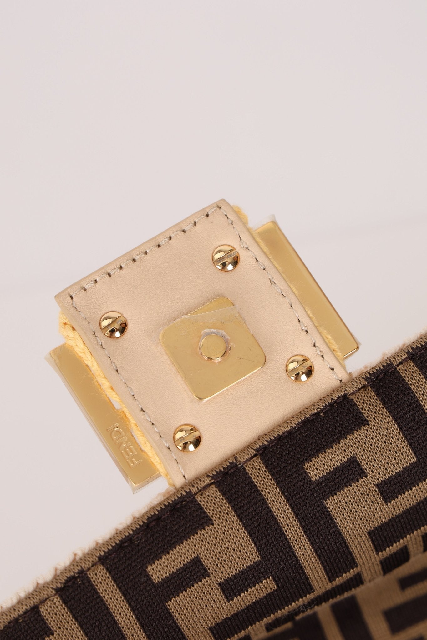 Fendi Wool Knit Shoulder Baguette - FashioNica