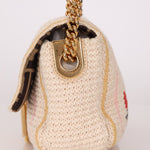 Fendi Wool Knit Shoulder Baguette - FashioNica