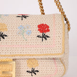 Fendi Wool Knit Shoulder Baguette - FashioNica