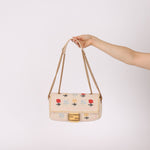 Fendi Wool Knit Shoulder Baguette - FashioNica