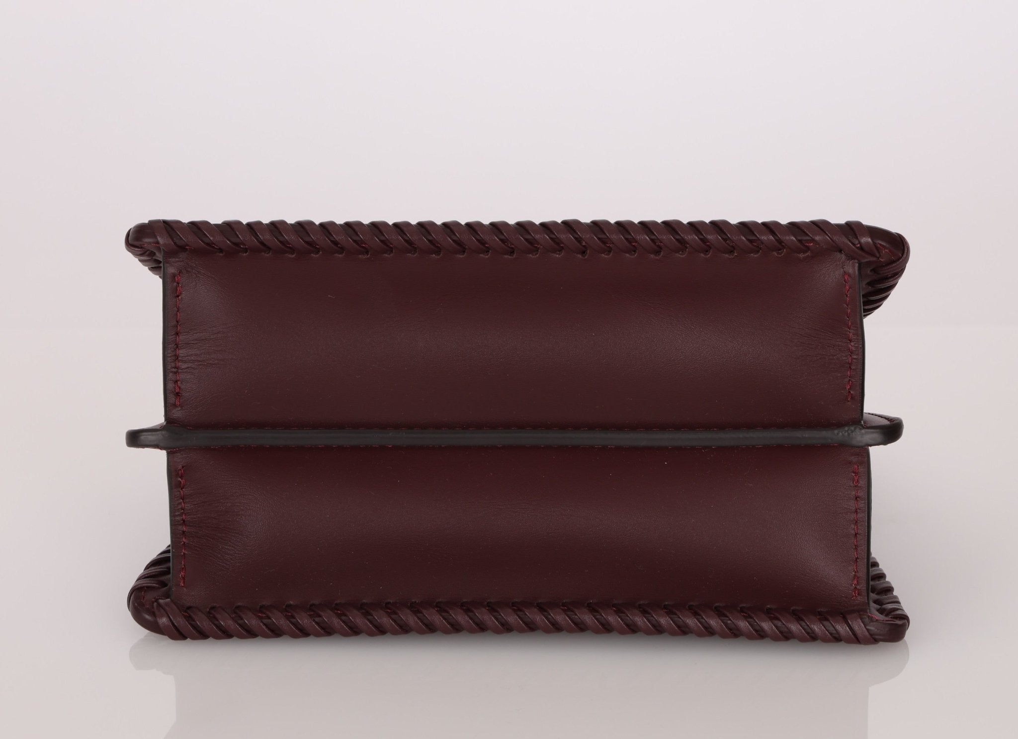 Fendi Woven Leather Petite Peekaboo ISeeU w Strap - FashioNica