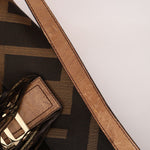 Fendi XL Mix Zucca Fringe Baguette - FashioNica