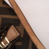 Fendi XL Mix Zucca Fringe Baguette - FashioNica