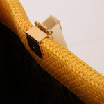 Fendi Yellow Crochet Medium Sunshine Tote - FashioNica
