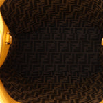 Fendi Yellow Crochet Medium Sunshine Tote - FashioNica