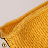Fendi Yellow Crochet Medium Sunshine Tote - FashioNica