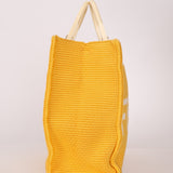 Fendi Yellow Crochet Medium Sunshine Tote - FashioNica