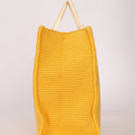 Fendi Yellow Crochet Medium Sunshine Tote - FashioNica