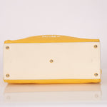 Fendi Yellow Crochet Medium Sunshine Tote - FashioNica