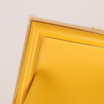 Fendi Yellow Leather First Clutch - FashioNica