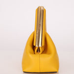 Fendi Yellow Leather First Clutch - FashioNica
