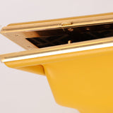 Fendi Yellow Leather First Clutch - FashioNica