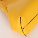 Fendi Yellow Leather First Clutch - FashioNica