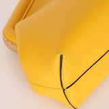 Fendi Yellow Leather First Clutch - FashioNica