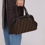 Fendi Zucca Adele Frame Bag - FashioNica