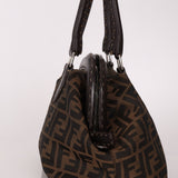 Fendi Zucca Adele Frame Bag - FashioNica