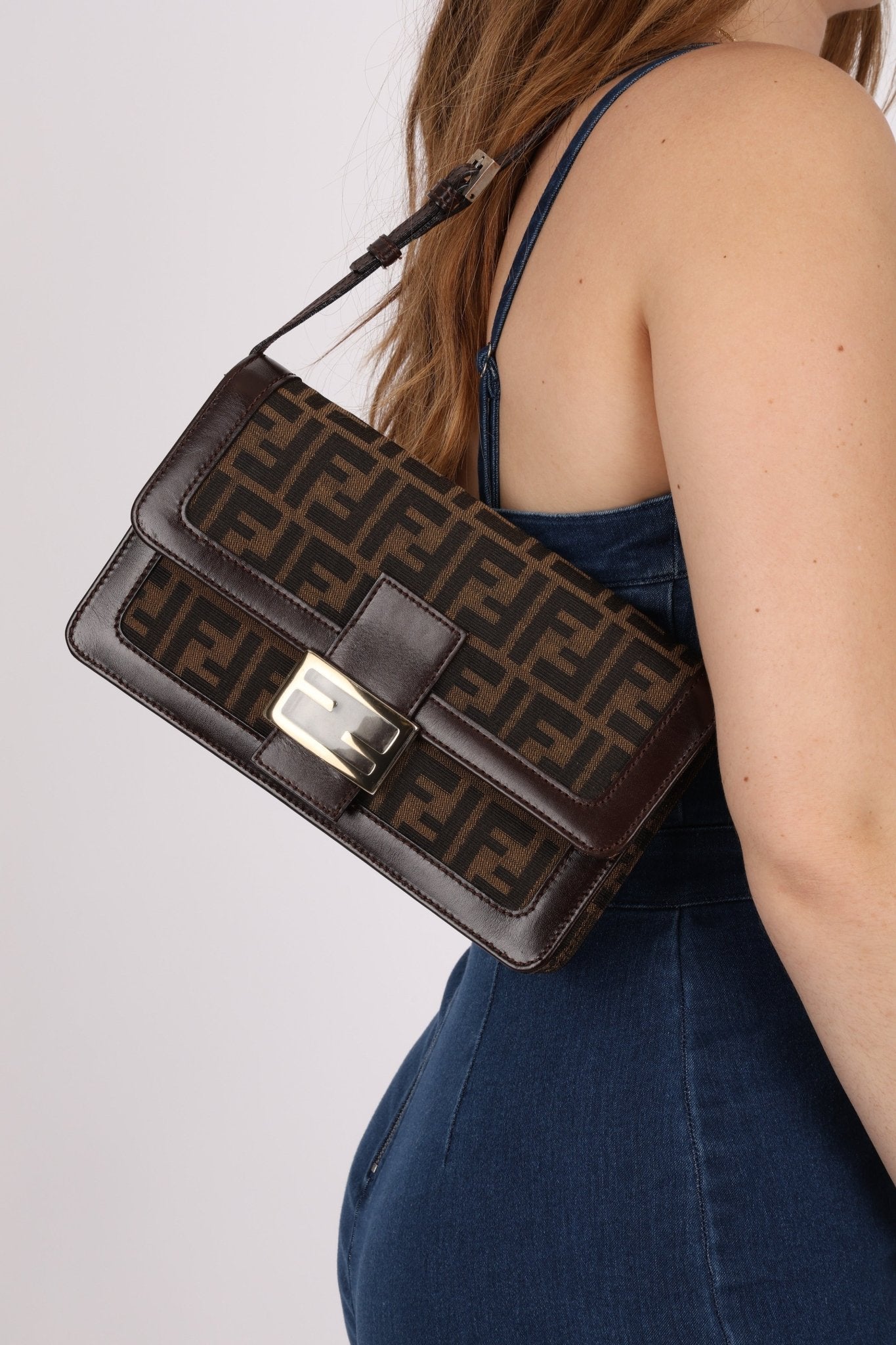 Fendi Zucca Baguette Flap - FashioNica