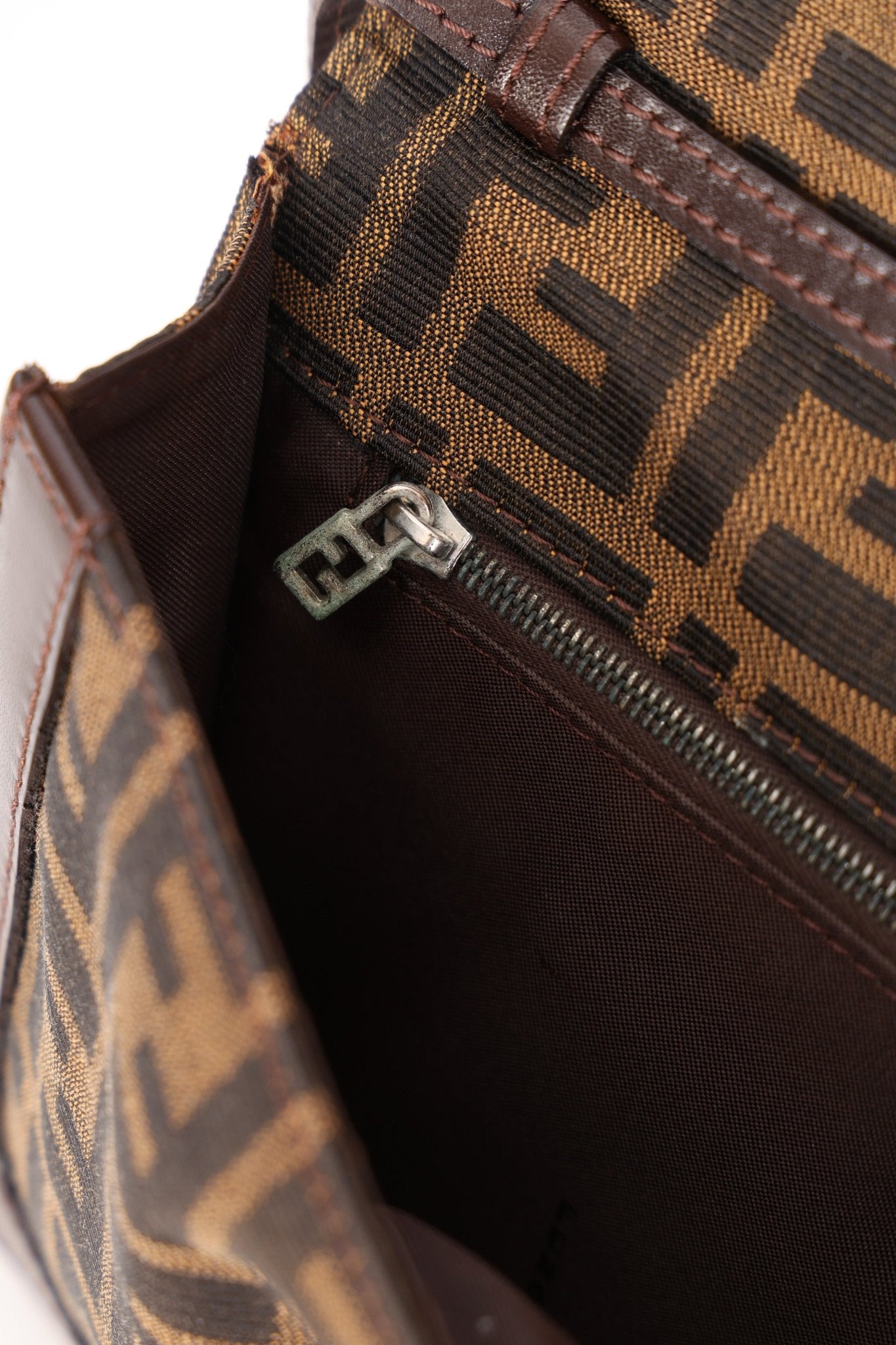 Fendi Zucca Baguette Flap - FashioNica