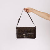 Fendi Zucca Baguette Flap - FashioNica
