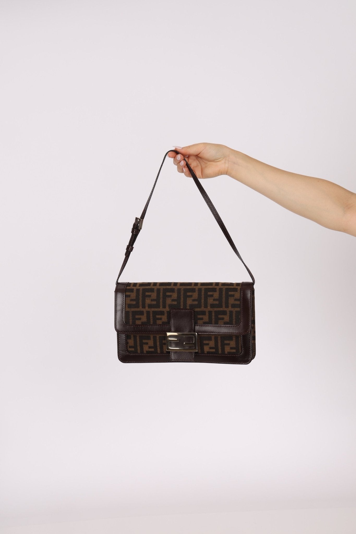 Fendi Zucca Baguette Flap - FashioNica