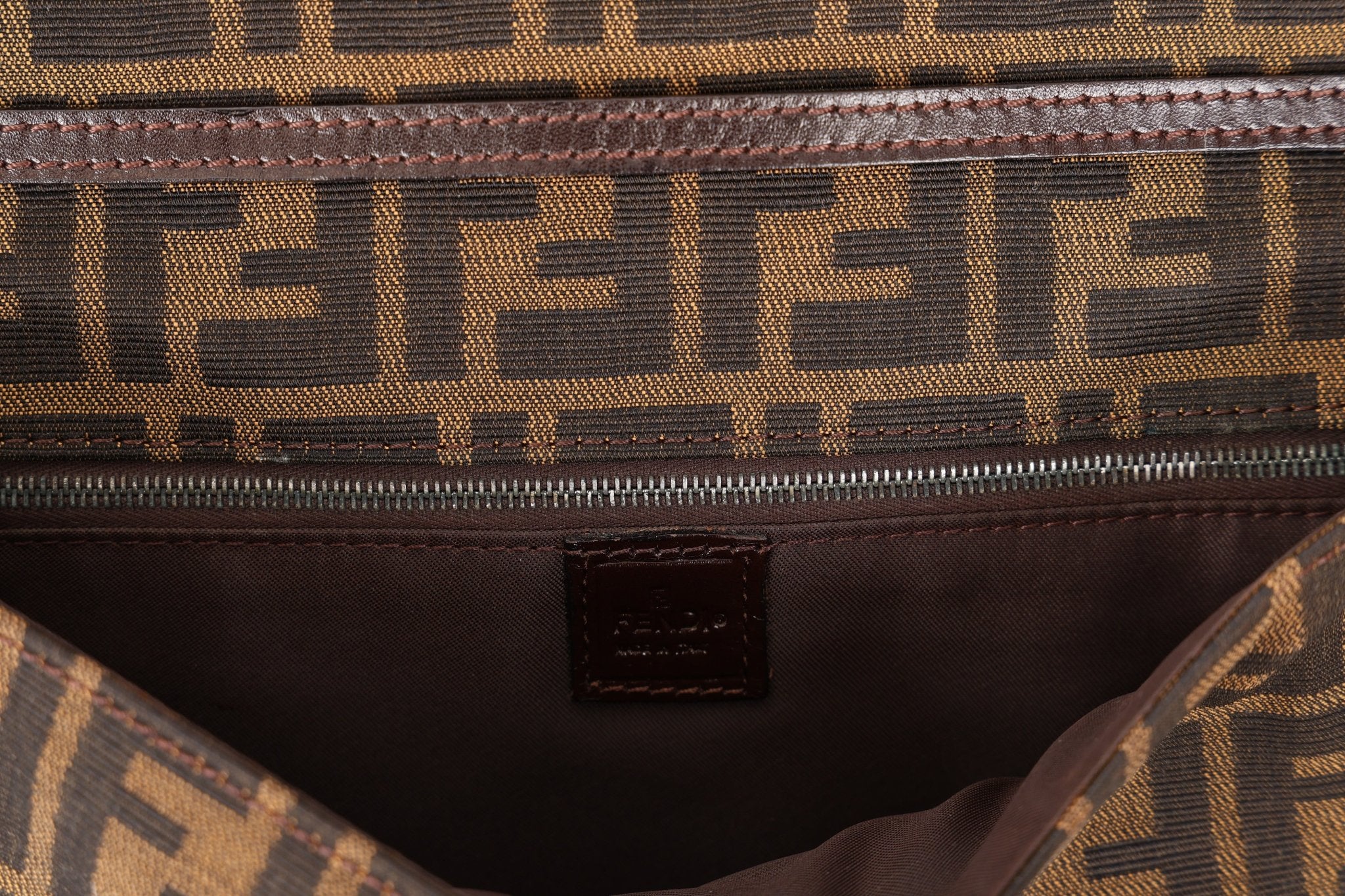 Fendi Zucca Baguette Flap - FashioNica