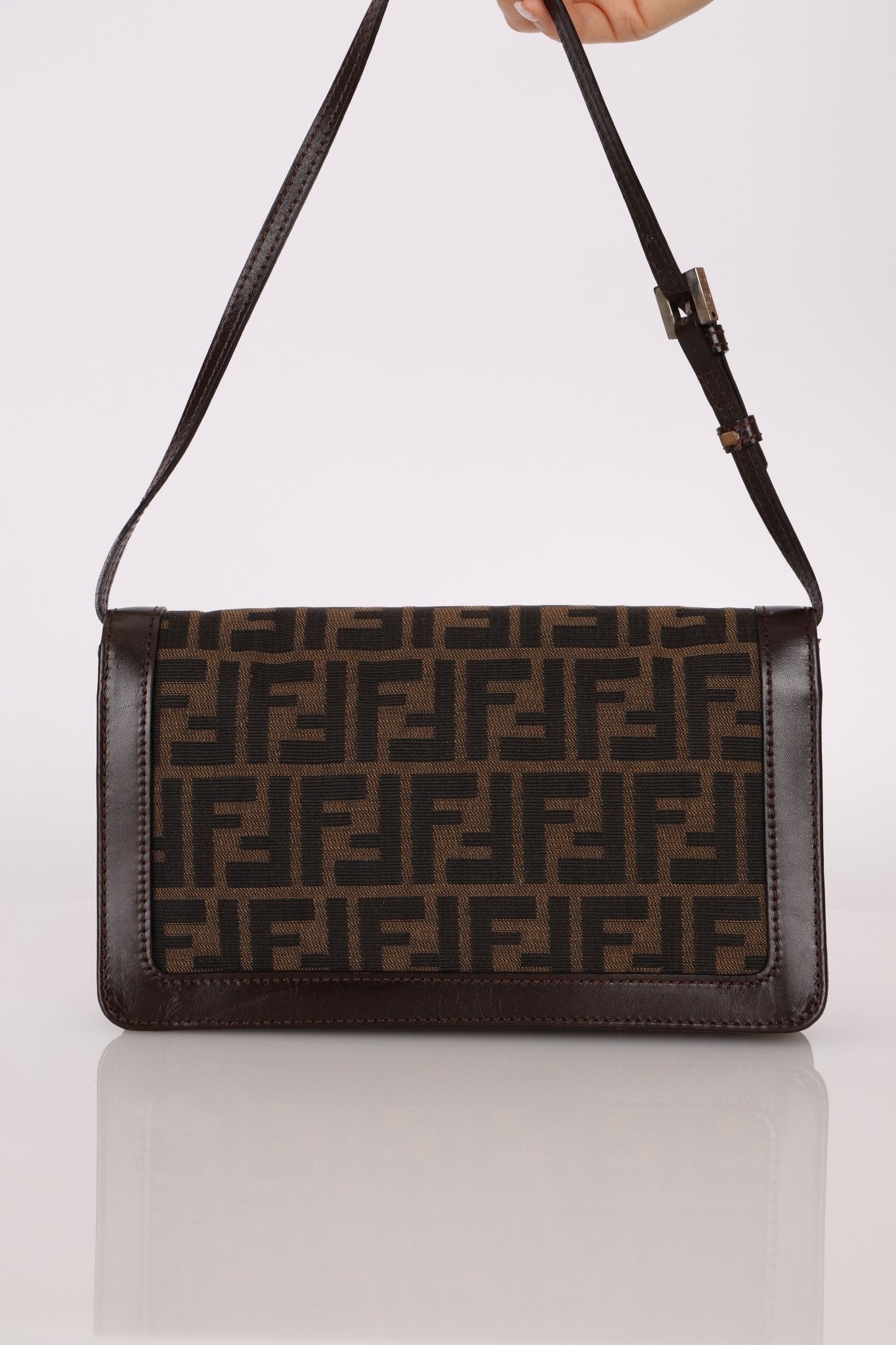 Fendi Zucca Baguette Flap - FashioNica