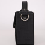 Fendi Zucca Black Soft Trunk Baguette with Strap - FashioNica