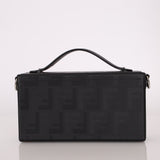 Fendi Zucca Black Soft Trunk Baguette with Strap - FashioNica