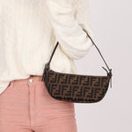 Fendi Zucca Boat Pochette - FashioNica
