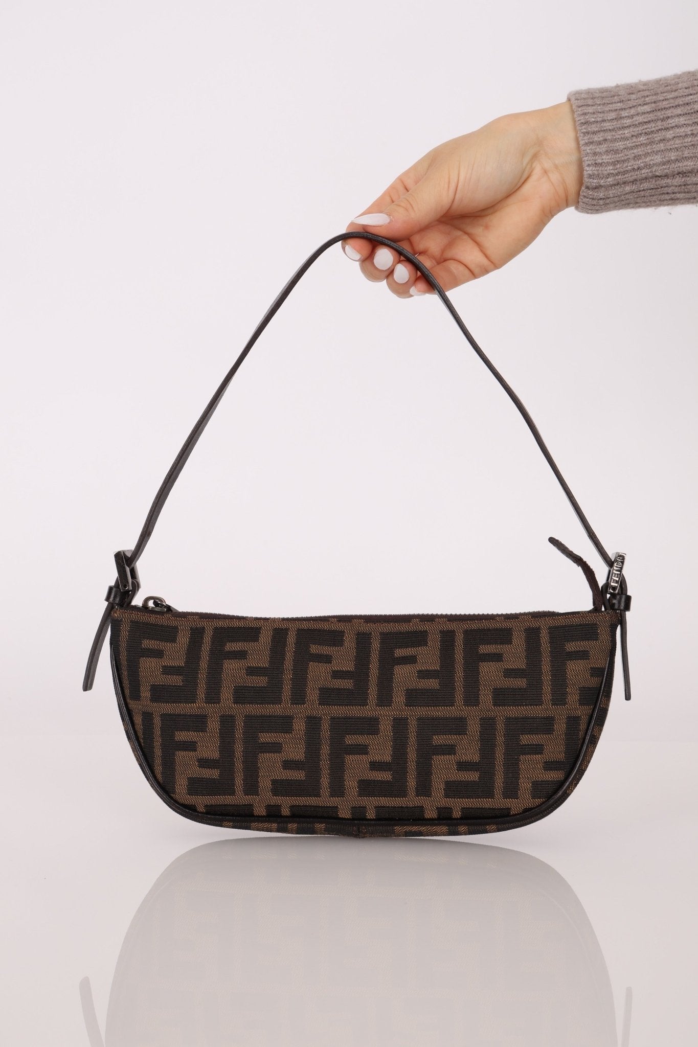 Fendi Zucca Boat Pochette - FashioNica