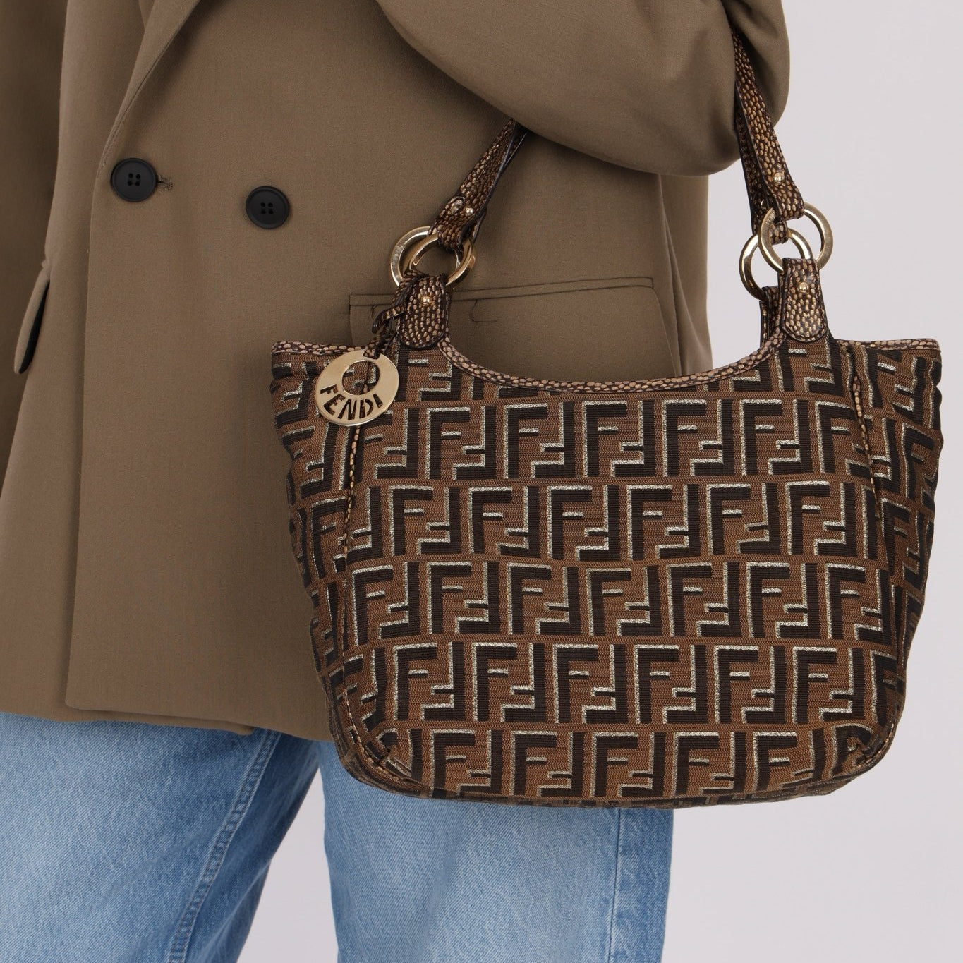 Fendi Zucca Canvas Chef Tote Bag - FashioNica