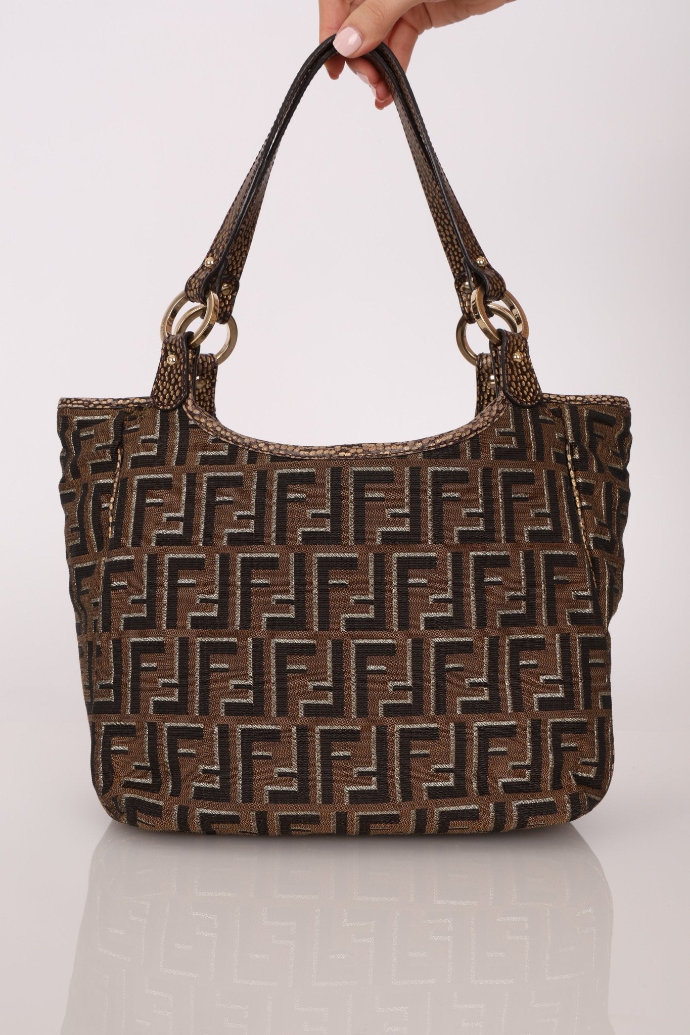 Fendi Zucca Canvas Chef Tote Bag - FashioNica