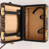 Fendi Zucca Canvas Top Handle Vanity with Strap - FashioNica